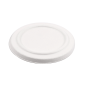 Image COUVERCLES POUR POTS 228.86 'BIONIC'  Ø 12x1,2 CM BLANC BAGASSE (500 UNITÉ) #1