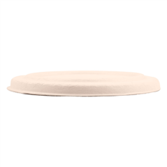 COUVERCLES POUR POTS 228.87 'BIONIC'  Ø 12x1,2 CM NATUREL BAGASSE (500 UNITÉ)