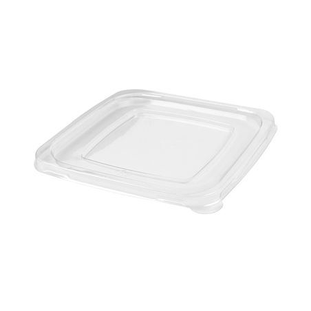 Image COUVERCLES BAS POUR 228.40/41/42 - 226.93/94/95 'BIONIC'  18,5x18,5x1,3 CM TRANSPARENT PET (400 UNITÉ) #1