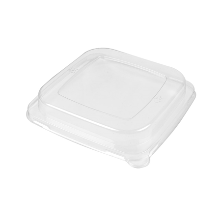 Image COUVERCLES HAUTS POUR 228.40/41/42 - 226.93/94/95 'BIONIC'  18,5x18,5x3 CM TRANSPARENT PET (400 UNITÉ) #1