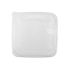 Image COUVERCLES HAUTS POUR 228.40/41/42 - 226.93/94/95 'BIONIC'  18,5x18,5x3 CM TRANSPARENT PET (400 UNITÉ) #3