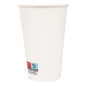 Image GOBELETS BOISSONS CHAUDES 1 PAROI 480 ML 300 + 18 PE G/M2 Ø9/6x13,2 CM BLANC CARTON (1000 UNITÉ) #2