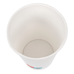 Image GOBELETS BOISSONS CHAUDES 1 PAROI 480 ML 300 + 18 PE G/M2 Ø9/6x13,2 CM BLANC CARTON (1000 UNITÉ) #3