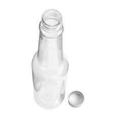 Image FLACONS AVEC BOUCHON EN ALUMINIUM 180 ML Ø4,3x20,5 CM TRANSPARENT PET (210 UNITÉ) #4