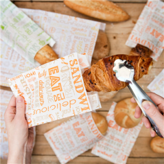 Image SACHETS CROISSANTS 'PAROLE' 33 G/M2 12+5x14 CM BLANC CELLULOSE (500 UNITÉ) #3