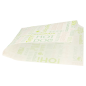 Image PAPIER INGRAISSABLES OUVERT 2 CÔTÉS FAST FOOD 'PAROLE' 35 G/M2 16x16,5 CM BLANC PARCH.INGRAISSABLE (500 UNITÉ) #3