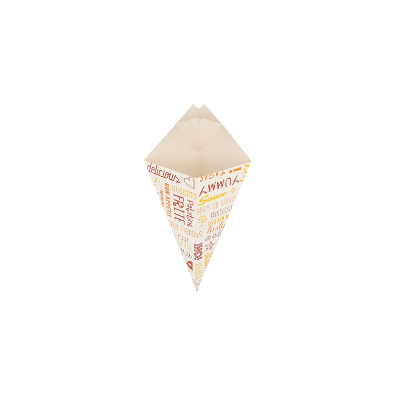 CORNETS AVEC LANGUETTES 'THEPACK PAROLE' 250 G 230 G/M2 16,5x27 CM BLANC CARTON ONDULÉ NANO-MICRO (1200 UNITÉ) CORNETS AVEC LANGUETTES 'THEPACK PAROLE' 250 G 230 G/M2 16,5x27 CM BLANC CARTON ONDULÉ NANO-MICRO (1200 UNITÉ)