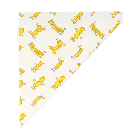 SACHETS EN POINTE 'CHIPS' 250 G 70 G/M2 29,5x21 CM BLANC PARCH.INGRAISSABLE (2000 UNITÉ)