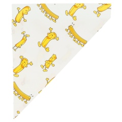 SACHETS EN POINTE 'CHIPS' 70 G 70 G/M2 20x14 CM BLANC PARCH.INGRAISSABLE (2000 UNITÉ)