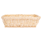PANIER RECTANGULAIRE SIMILAIRE OSIER 18x14x5 CM NATUREL PP (1 UNITÉ) Image PANIER RECTANGULAIRE SIMILAIRE OSIER 18x14x5 CM NATUREL PP (1 UNITÉ) #2