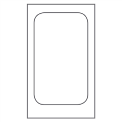 Image MOULE POUR GN1/4 20x28 CM ARGENTE ALUMINIUM (1 UNITÉ) #1