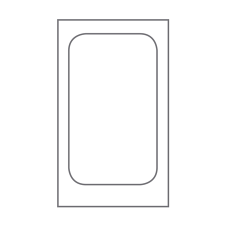 Image MOULE POUR GN1/4  20x28 CM ARGENTE ALUMINIUM (1 UNITÉ) #1