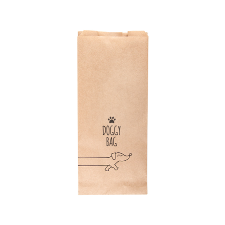 Image SACS "DOGGY BAG"  70 G/M2 14+8x32 CM NATUREL PARCH.INGRAISSABLE (100 UNITÉ) #1