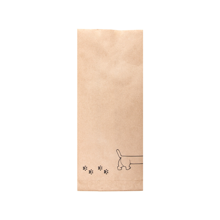 SACS "DOGGY BAG"  70 G/M2 14+8x32 CM NATUREL PARCH.INGRAISSABLE (100 UNITÉ)