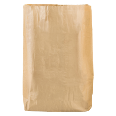 Image SACS CORBEILLES DE CHAMBRE 15 L 70 G/M2 26+20x46 CM NATUREL KRAFT (400 UNITÉ) #1