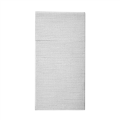 Image SERVIETTES KANGOUROU 'LIKE LINEN' 70 G/M2 40x40 CM GRIS SPUNLACE (700 UNITÉ) #1