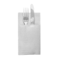 Image SERVIETTES KANGOUROU 'LIKE LINEN' 70 G/M2 40x40 CM GRIS SPUNLACE (700 UNITÉ) #2