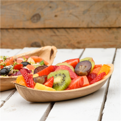 Image BARQUETTES PIROGUE 'ARECA'  21x11x4 CM NATUREL ARECA (200 UNITÉ) #4