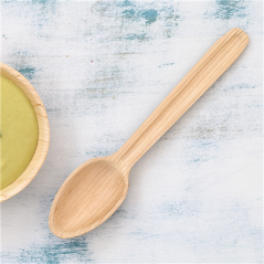 Image CUILLÈRES 'ARECA'  17 CM NATUREL ARECA (500 UNITÉ) #4