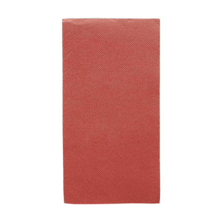 Image SERVIETTES ECOLABEL P. 1/8 'DOUBLE POINT' 18 G/M2 40x40 CM BORDEAUX OUATE (1200 UNITÉ) #1