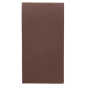 Image SERVIETTES ECOLABEL P. 1/8 'DOUBLE POINT' 18 G/M2 40x40 CM CHOCOLAT OUATE (1200 UNITÉ) #1