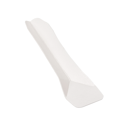 Image PETITES CUILLÈRES POUR GLACES 'PAPER SPOON' 590 G/M2 9,4 CM BLANC CARTON (450 UNITÉ) #1