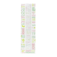 Image SACHETS BAGUETTE ROND AVEC FENÊTRE ECO 'PAROLE' 32 G/M2 9+4,5x30 CM BLANC PARCH.INGRAISSABLE (250 UNITÉ) #1