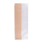 Image SACHETS POUR SANDWICHES AVEC FENÊTRE ECO 'CORNER WINDOW' 40 G/M2 9+5,5x26 CM NATUREL PARCH.INGRAISSABLE (250 UNITÉ) #2