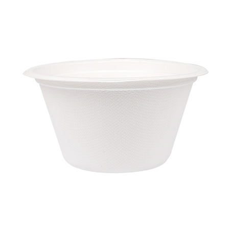 SALADIERS 'BIONIC' 750 ML Ø15,5x8,4 CM BLANC BAGASSE (600 UNITÉ)