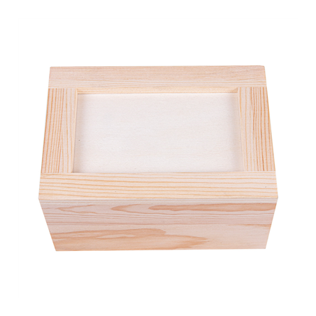 Image DISTRIBUTEUR SERVIETTES MINI SERVIS  15x11x8 CM NATUREL BOIS (1 UNITÉ) #1