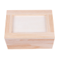 Image DISTRIBUTEUR SERVIETTES MINI SERVIS  15x11x8 CM NATUREL BOIS (1 UNITÉ) #1