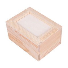 DISTRIBUTEUR SERVIETTES MINI SERVIS 15x11x8 CM NATUREL BOIS (1 UNITÉ)