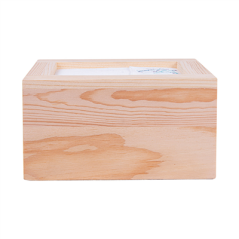 Image DISTRIBUTEUR SERVIETTES MINI SERVIS  15x11x8 CM NATUREL BOIS (1 UNITÉ) #3
