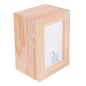 Image DISTRIBUTEUR SERVIETTES MINI SERVIS  15x11x8 CM NATUREL BOIS (1 UNITÉ) #4