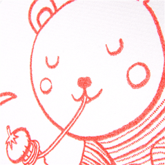 BAVOIRS ENFANTS  50 + 25 PE G/M2 23x31 CM BLANC AIRLAID (100 UNITÉ)