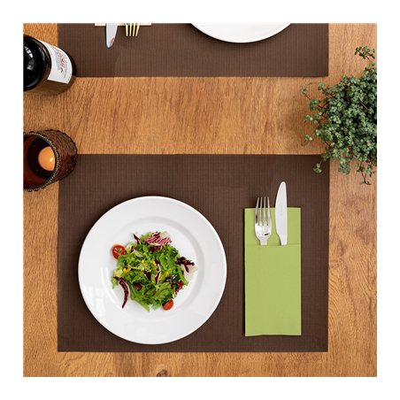 SETS DE TABLE  48 G/M2 31x43 CM CHOCOLAT CELLULOSE (2000 UNITÉ)