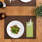 Image SETS DE TABLE  48 G/M2 31x43 CM CHOCOLAT CELLULOSE (2000 UNITÉ) #2