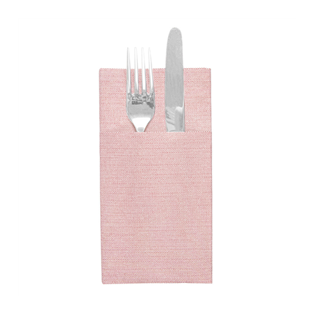 Image SERVIETTES KANGOUROU 'LIKE LINEN' 70 G/M2 40x40 CM LIE DE VIN SPUNLACE (700 UNITÉ) #1