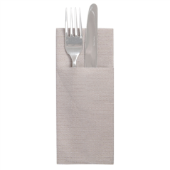 Image SERVIETTES "CANGURITO" 'LIKE LINEN' 70 G/M2 33x40 CM CHOCOLAT SPUNLACE (700 UNITÉ) #1