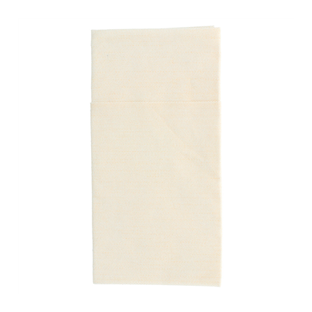Image SERVIETTES KANGOUROU PLUS 'LIKE LINEN' 70 G/M2 40x45 CM CREME SPUNLACE (720 UNITÉ) #1