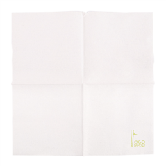 SERVIETTES 'ECO-BAMBOO' 70 G/M2 20x20 CM BLANC BAMBOU (3600 UNITÉ)