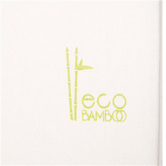 Image SERVIETTES P.1/8 'ECO-BAMBOO' 70 G/M2 40x40 CM BLANC BAMBOU (600 UNITÉ) #3