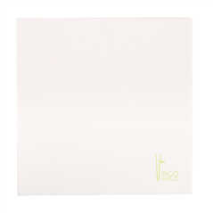 Image SERVIETTES 'ECO-BAMBOO' 70 G/M2 45x45 CM BLANC BAMBOU (600 UNITÉ) #1