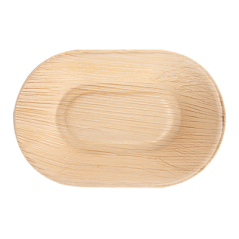 Image ASSIETTES 'ARECA'  11x7x2,5 CM NATUREL ARECA (200 UNITÉ) #3