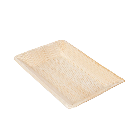 Image ASSIETTES 'ARECA'  20x13,5x2,5 CM NATUREL ARECA (200 UNITÉ) #1