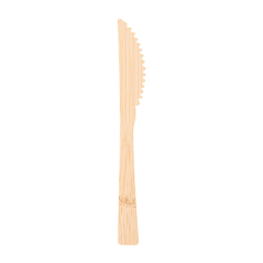 Image COUTEAUX  17 CM NATUREL BAMBOU (100 UNITÉ) #1