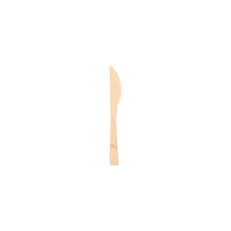 COUTEAUX  17 CM NATUREL BAMBOU (100 UNITÉ)