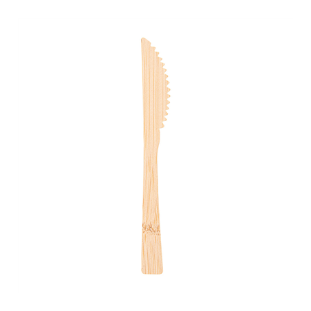 Image COUTEAUX  17 CM NATUREL BAMBOU (100 UNITÉ) #1