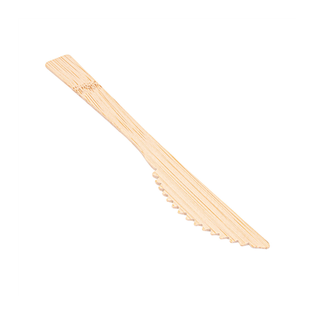 COUTEAUX  17 CM NATUREL BAMBOU (100 UNITÉ)