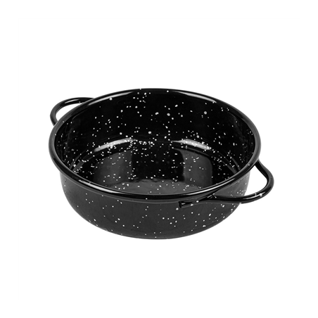 Image MINI SAUTOIRS ÉMAILLÉE  Ø13x4 CM NOIR ACIER (6 UNITÉ) #1